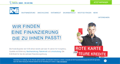 Desktop Screenshot of kvb-finanz.de